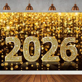 Fundo decorativo de Ano Novo 2026