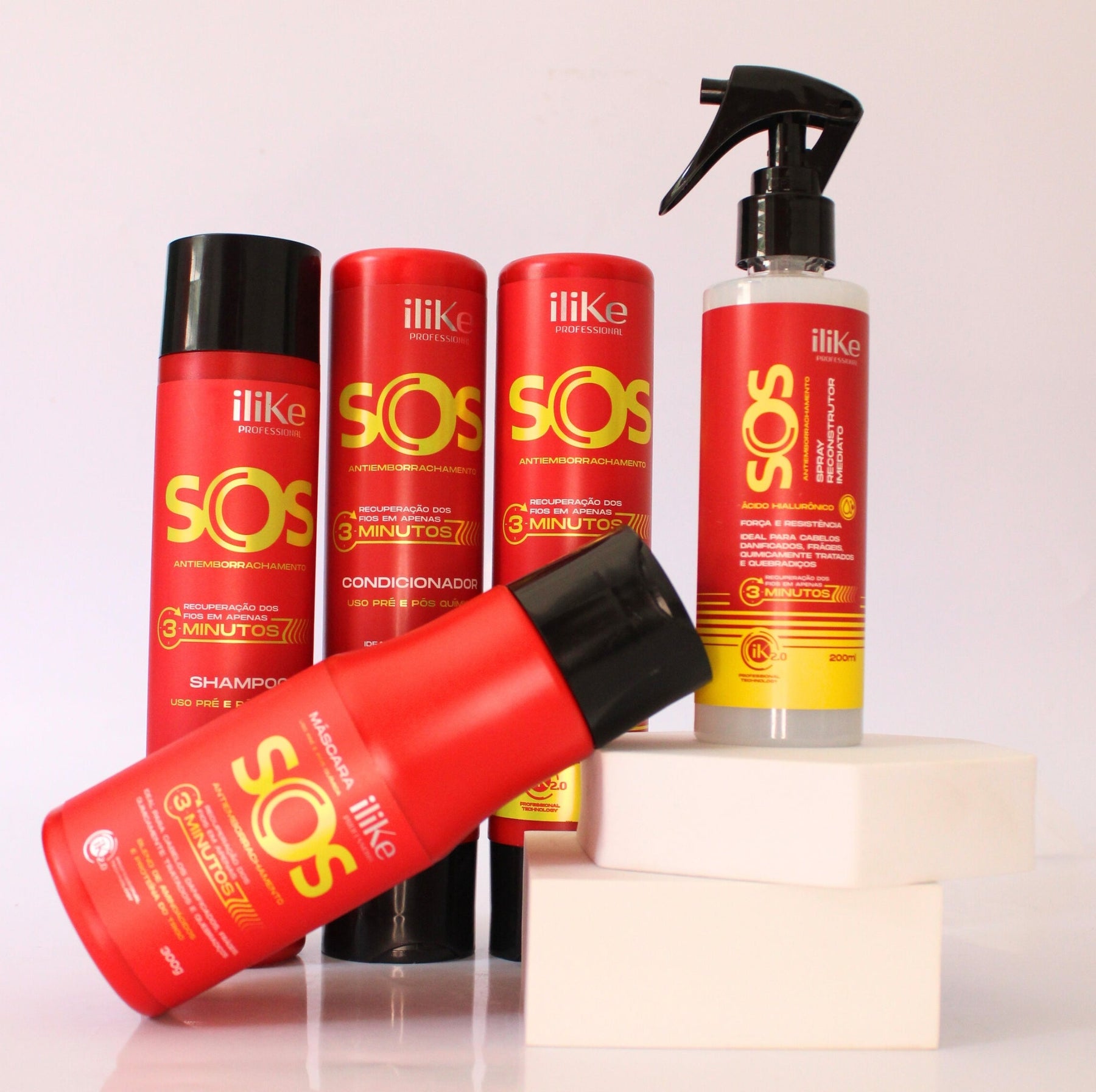 SOS Antiemborrachamento Kit Reconstrutor - 5 Produtos