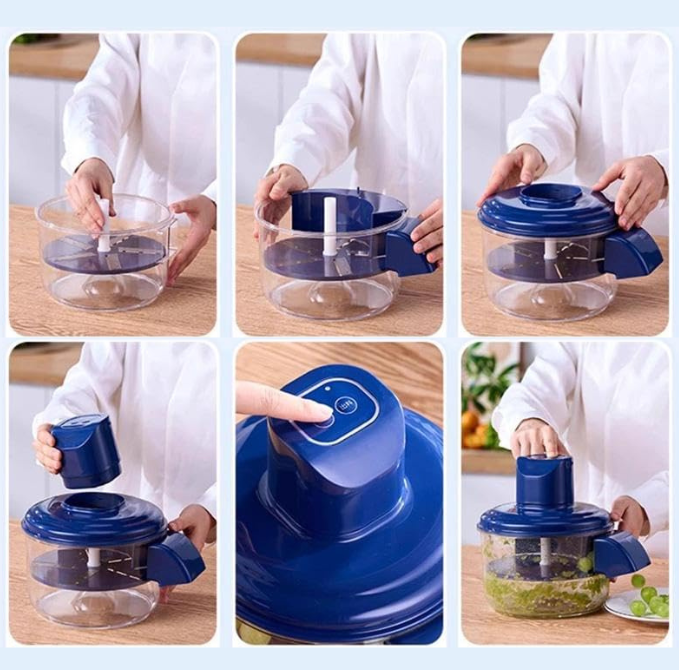 Máquina Elétrica de Descascar Frutas (Alho, Uva, Tomate e Outras Pequenas)