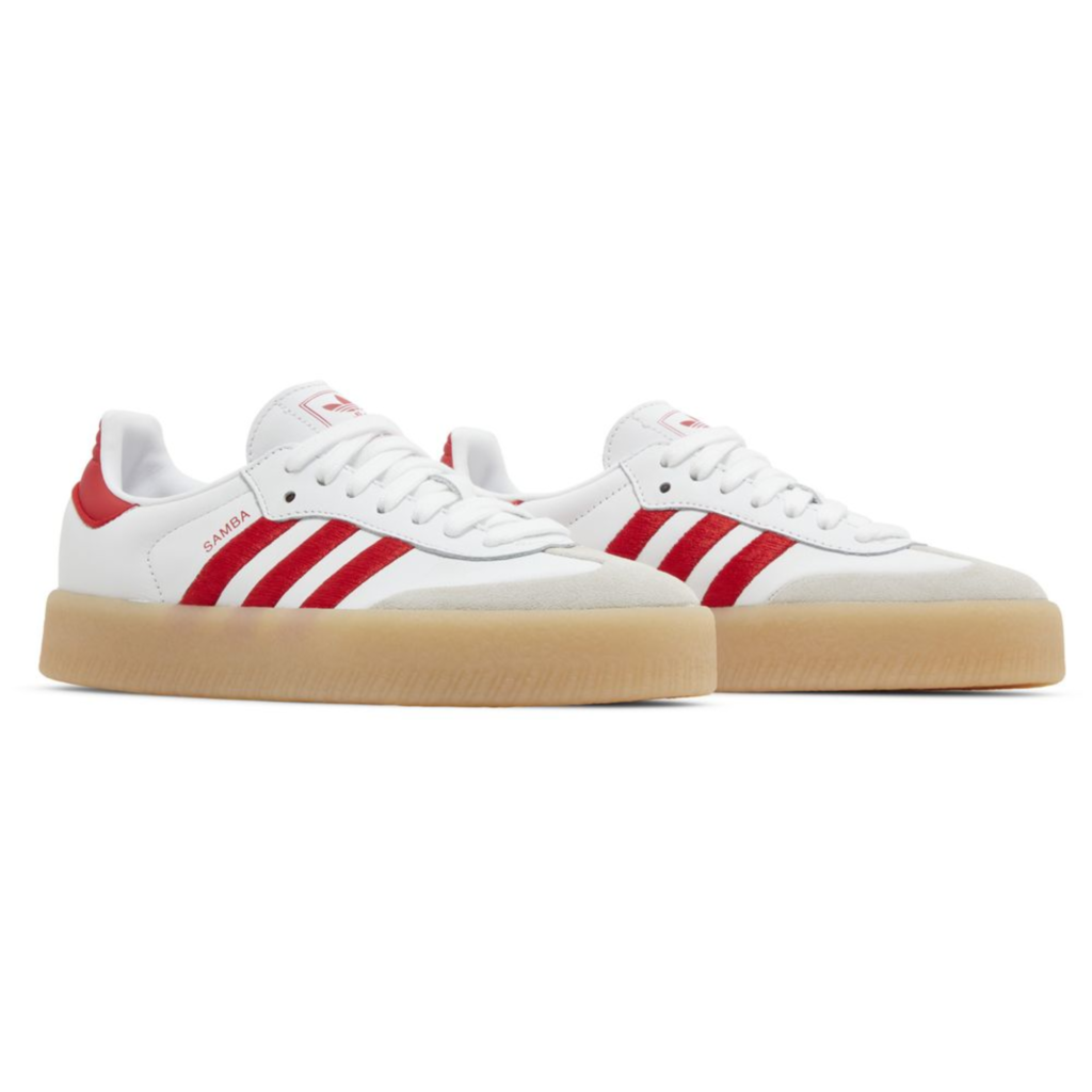 Tênis Adidas Sambae 'White Scarlet Gum'