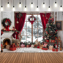 Fundo Decorativo de Natal Instalação em Segundos Magia