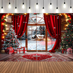 Fundo Decorativo de Natal Instalação em Segundos Magia