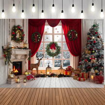 Fundo Decorativo de Natal Instalação em Segundos Magia