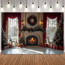 Fundo Decorativo de Natal Instalação Rápida e Fácil 2025