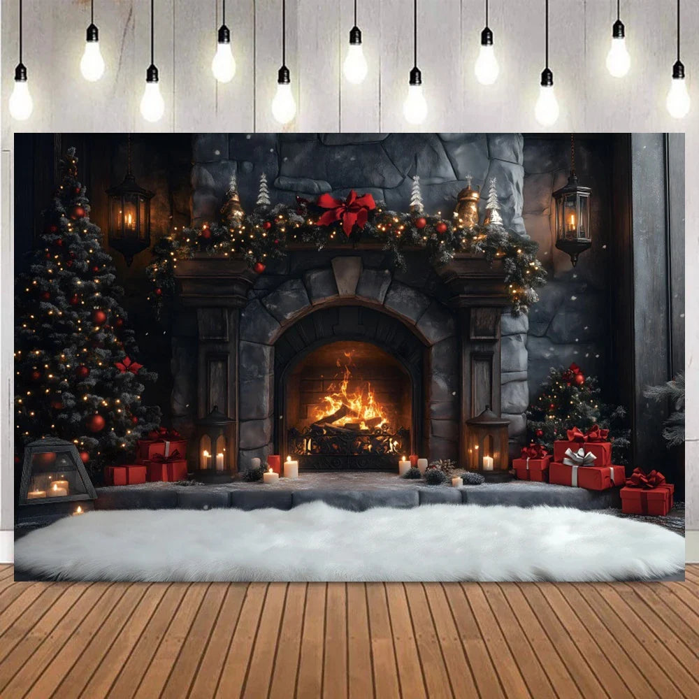 Fundo Decorativo de Natal Instalação Rápida e Fácil 2025