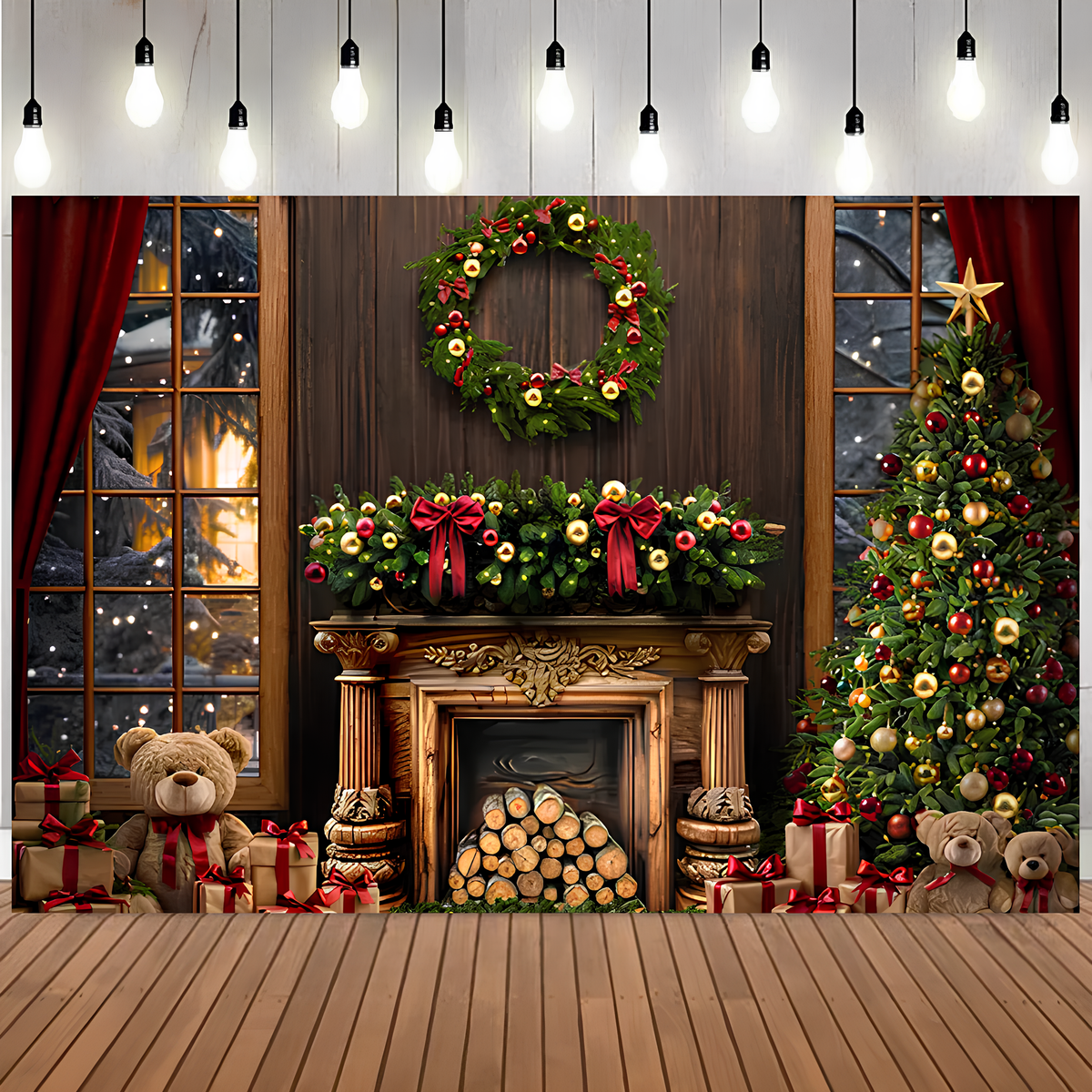 Fundo Decorativo de Natal Transformador de Ambientes