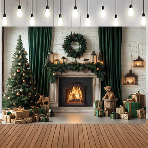 Fundo Decorativo de Natal Transformador de Ambientes