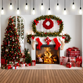 Fundo Decorativo de Natal Instalação Rápida e Fácil