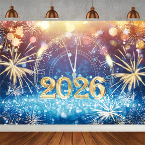 Fundo decorativo de Ano Novo 2026