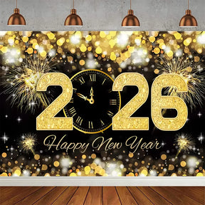 Fundo decorativo de Ano Novo 2026