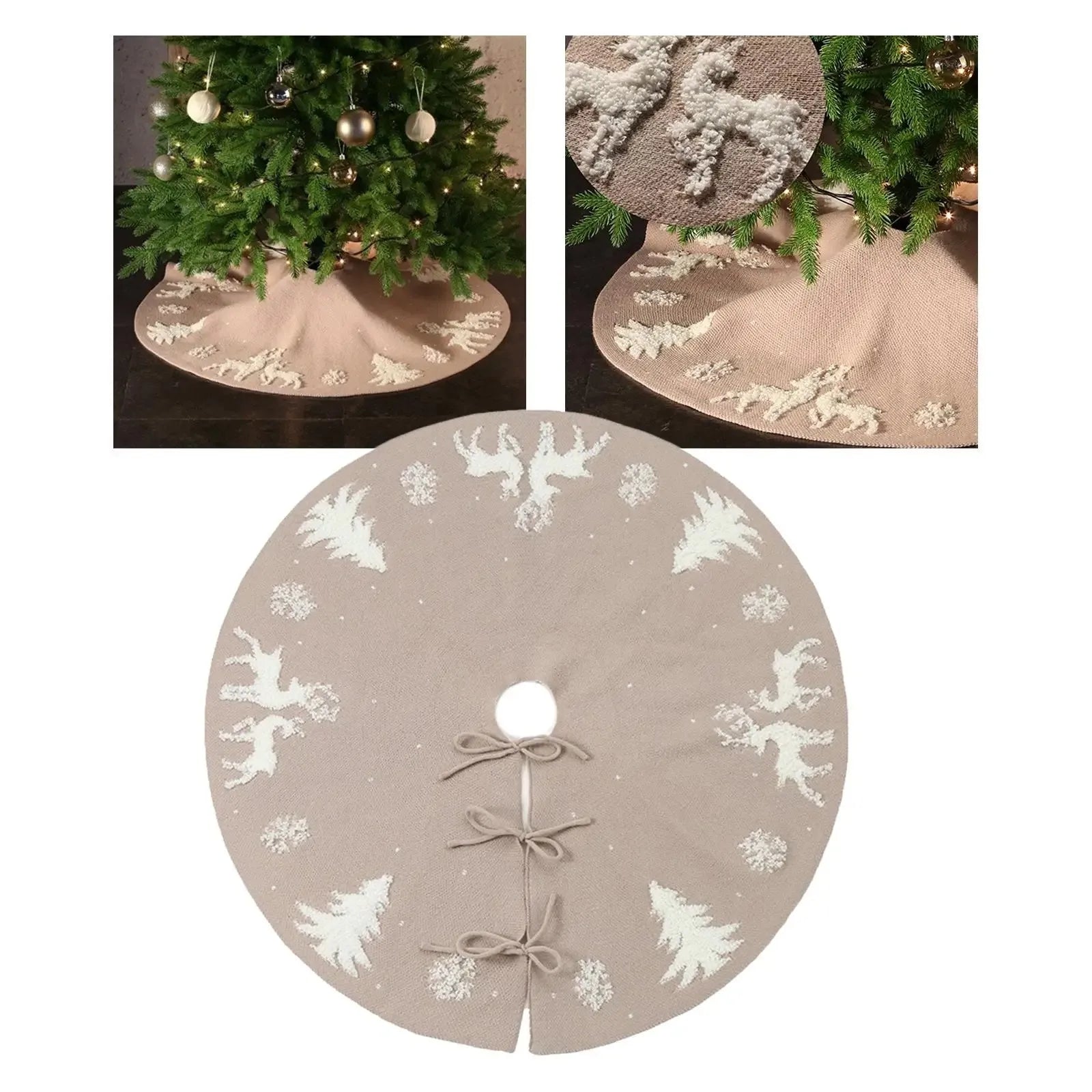 Tapete Redondo Para Arvore de Natal 120cm