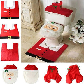 Capas de Assento de Vaso Sanitário Criativo Papai Noel